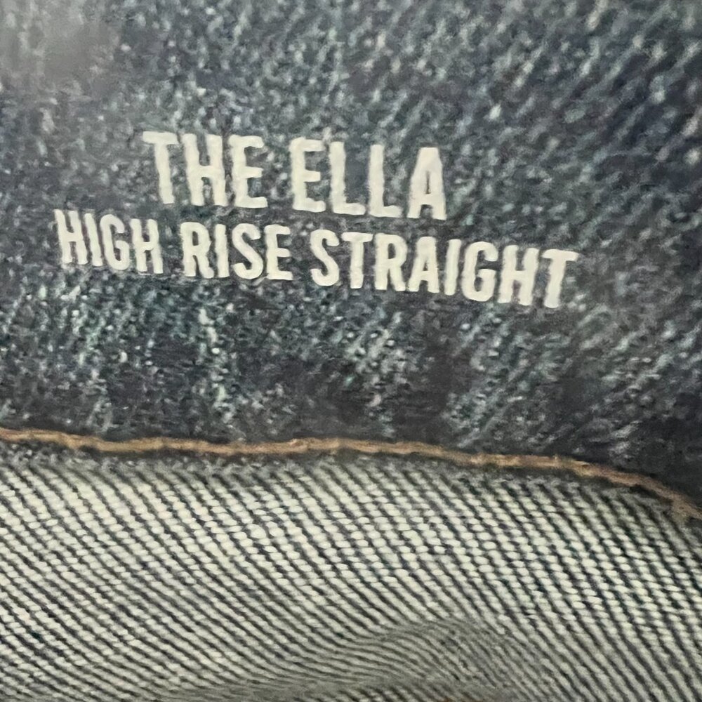 Kensie Jeans The Ella High Rise Straight Womens Sz 6/28 Blue Denim Casual City - Picture 4 of 7